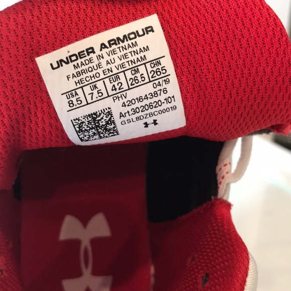 Under Armour Basketball 🏀 shoes sneakers 8.5  NWT - Picture 5 of 6